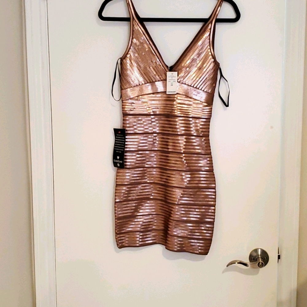 Bebe evening mini dress.  Size XS